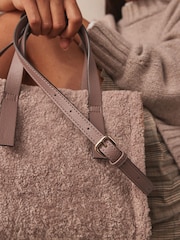 Natur - Borg Cross-Body Bag - Bild 3 von 3