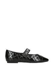 Kurt Geiger London Orbit Ballet Flat Drench Black Shoes - Image 1 of 5