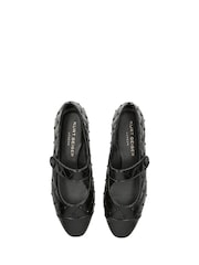 Kurt Geiger London Orbit Ballet Flat Drench Black Shoes - Image 2 of 5