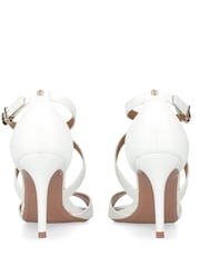 Carvela Kross White Sandals - Image 4 of 5