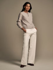 Laura Ashley Mole Knitted Cable Button Down Cardigan - Image 3 of 6