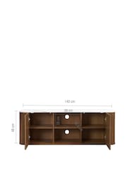 Birlea Walnut Russo Large TV Unit - Image 5 of 8