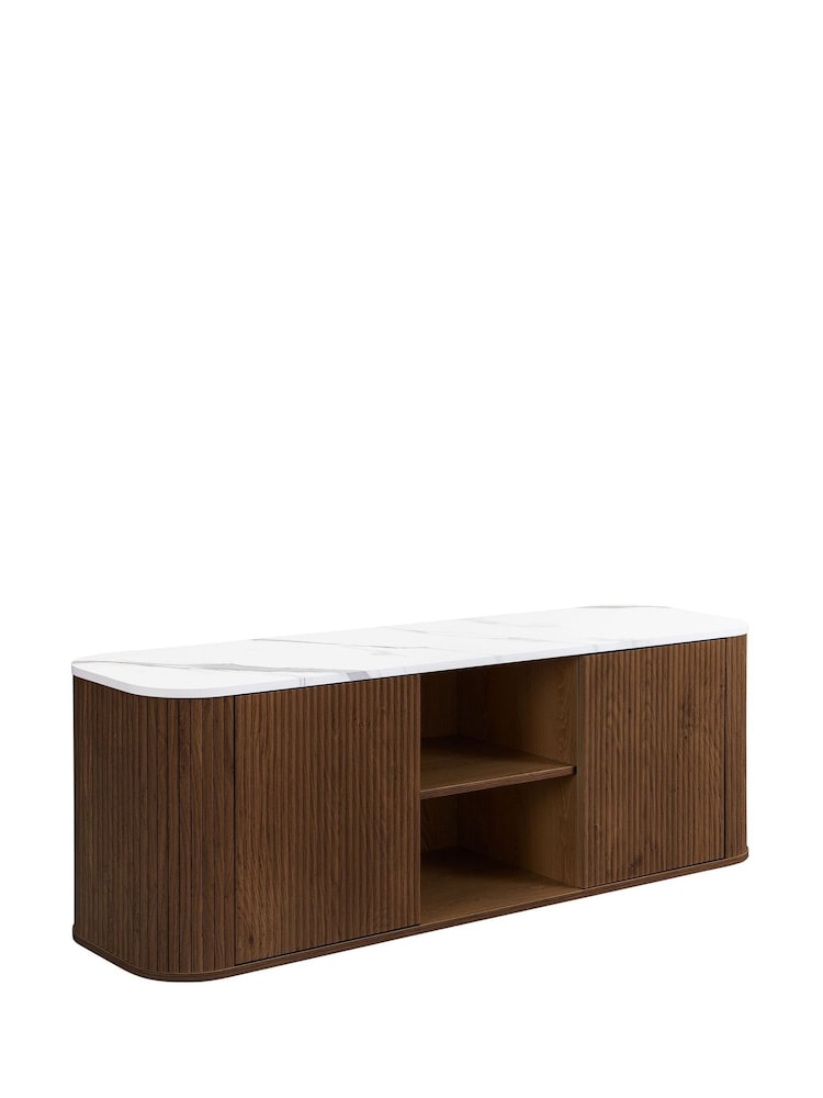 Birlea Walnut Russo Large TV Unit - Image 8 of 8 Birlea Walnut Russo Large TV Unit - Image 8 of 8