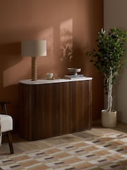 Birlea Walnut Russo 2 Door Sideboard - Image 1 of 7