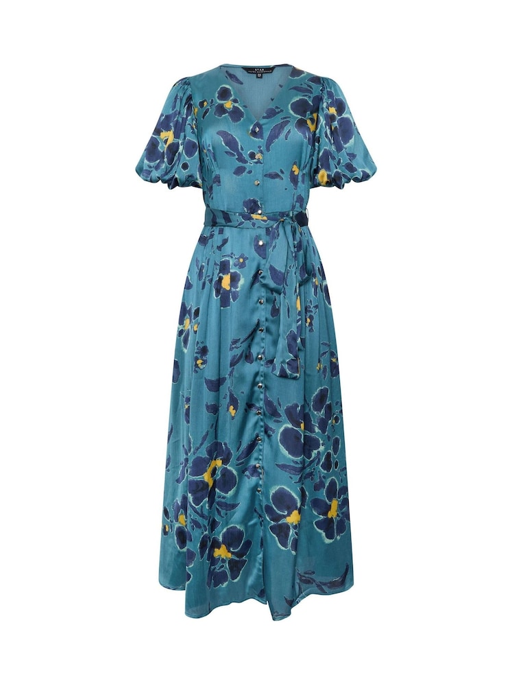 julien macdonald blue dress Womens Star by Julien MacDonald Blue Shirt Dress US 8