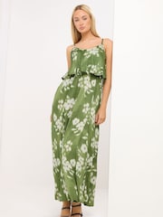 Star by Julien MacDonald Green Satin Maxi Dress - Image 2 of 6