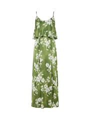 Star by Julien MacDonald Green Satin Maxi Dress - Image 5 of 6