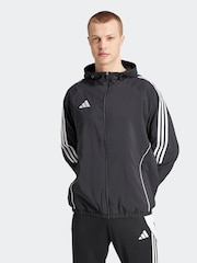 adidas Black Tiro 24 Windbreaker - Image 1 of 8