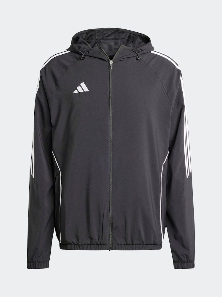 adidas Black Tiro 24 Windbreaker - Image 8 of 8