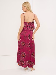 Star by Julien MacDonald Red Satin Maxi Dress - Image 3 of 6