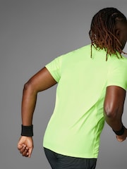 adidas Green Adizero Essentials Running T-Shirt - Image 3 of 11