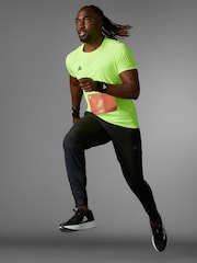 adidas Green Adizero Essentials Running T-Shirt - Image 4 of 11