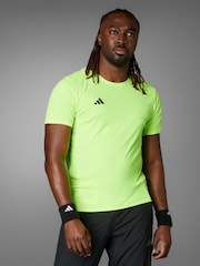 adidas Green Adizero Essentials Running T-Shirt - Image 6 of 11