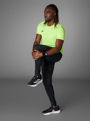 adidas Green Adizero Essentials Running T-Shirt - Image 7 of 11