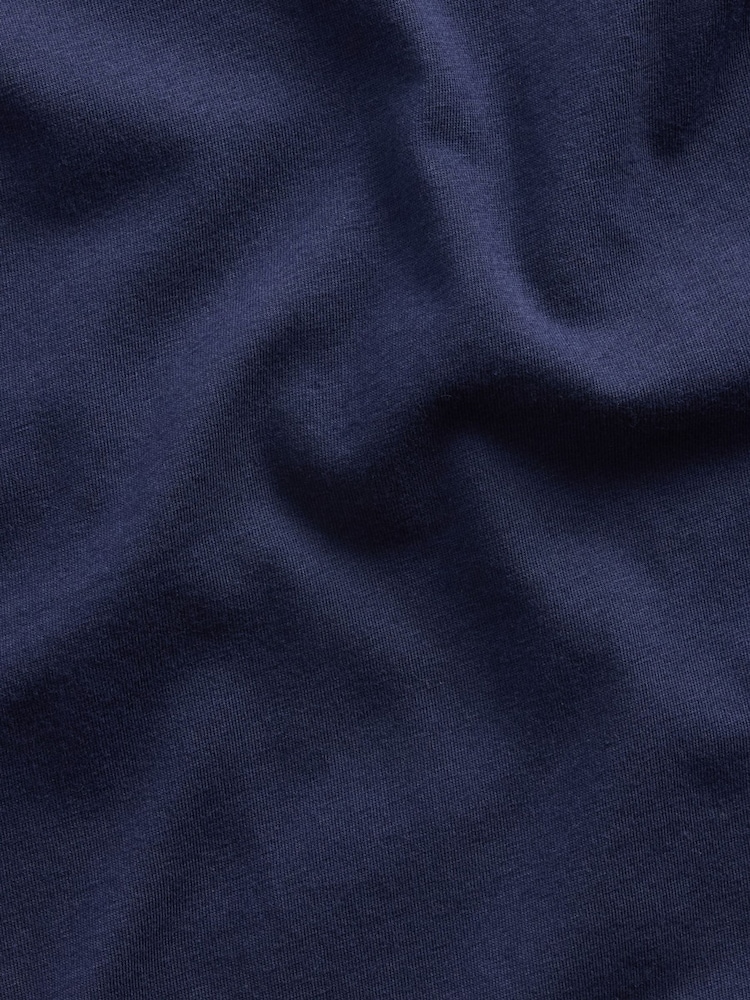 Gap Navy Close Knit Jersey V-Neck T-Shirt - Image 4 of 4