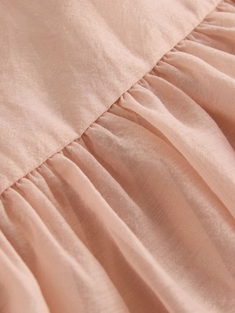 Laura Ashley Pink Bow Back Flower Girl Dress - Image 12 of 12