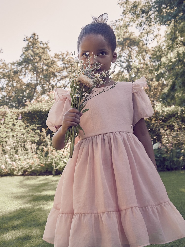Rose - Peignoir Laura Ashley Nœud Back Flower Girls - Image 4 of 12