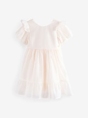 Laura Ashley Ivory Bow Back Flower Girl Dress - Image 5 of 9
