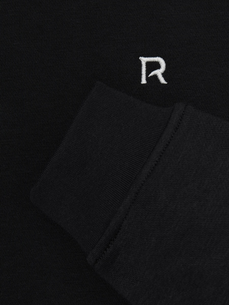 Negro - Reiss Avery Cotton-Blend Sweatshirt and Joggers Set - Imagen 4 de 4 Negro - Reiss Avery Cotton-Blend Sweatshirt and Joggers Set - Imagen 4 de 4
