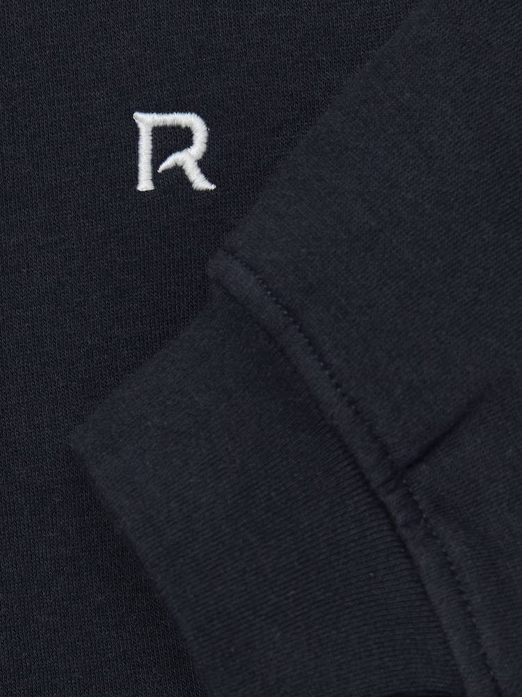 Reiss Navy Avery 3-9 yrs Cotton-Blend Sweatshirt and Joggers Set - Image 4 of 4