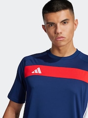 adidas Blue Tiro 25 Essentials Jersey - Image 6 of 8