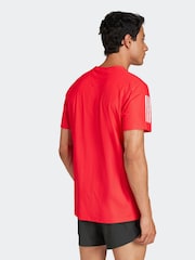 adidas Red Own the Run T-Shirt - Image 2 of 6