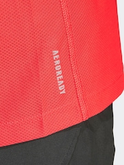 adidas Red Own the Run T-Shirt - Image 5 of 6