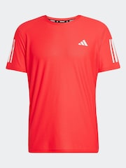 adidas Red Own the Run T-Shirt - Image 6 of 6