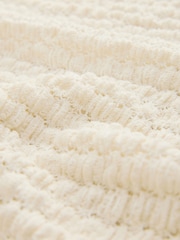 Ecru Long Sleeve Textured Top - Image 6 of 7