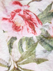 Floral Jersey Bubble Hem Mini Skirt - Image 7 of 7