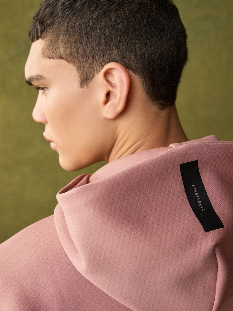 adidas Red Z.N.E Full Zip Hooded Track Jacket - Image 7 of 7