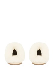 Loungeable Cream Boxed Real Sheepskin Fluffy Mules - Image 4 of 5