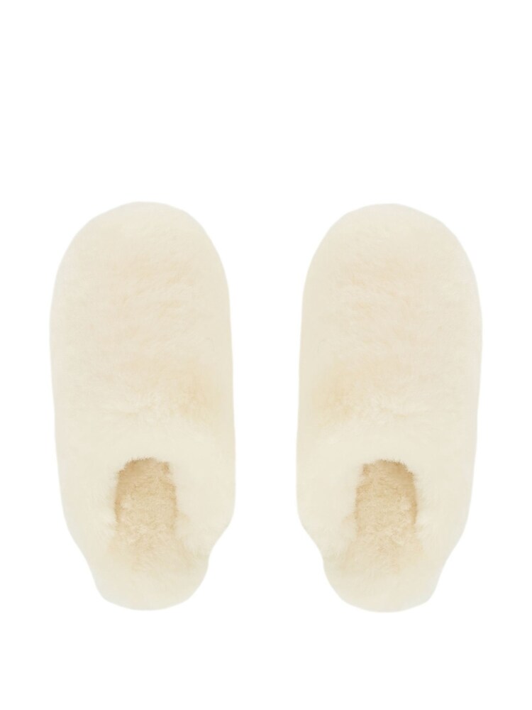 Loungeable Cream Boxed Real Sheepskin Fluffy Mules - Image 5 of 5