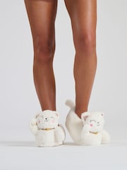 Chaussons Loungeable Lucky Cat - Image 3 of 5