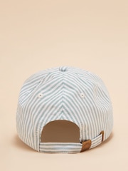 Joules Daley Green Stripe Cap - Image 5 of 7