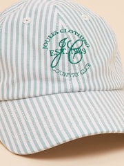Joules Daley Green Stripe Cap - Image 6 of 7
