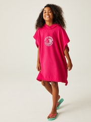 Regatta Pink Kids Towel Robe - Image 1 of 5