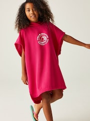 Regatta Pink Kids Towel Robe - Image 3 of 5