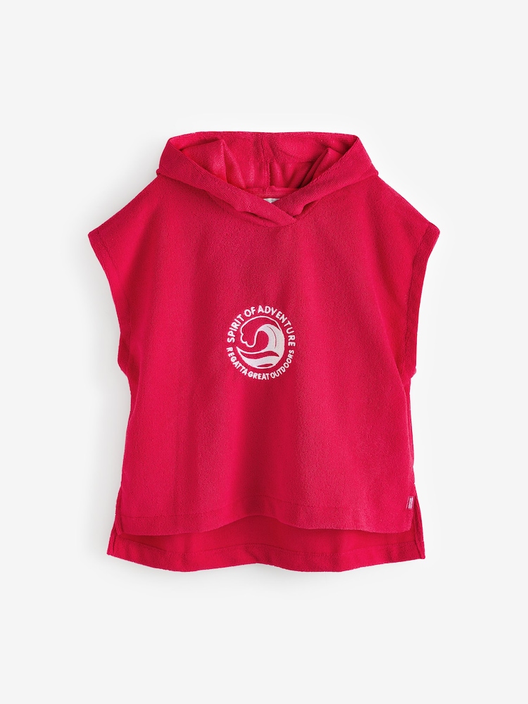 Regatta Pink Kids Towel Robe - Image 5 of 5