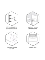 Snuz Barley SnuzPod 4 Bedside Crib - Image 9 of 9