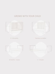 Snuz Ebony SnuzKot Skandi The Natural Edit Cot Bed - Image 3 of 8