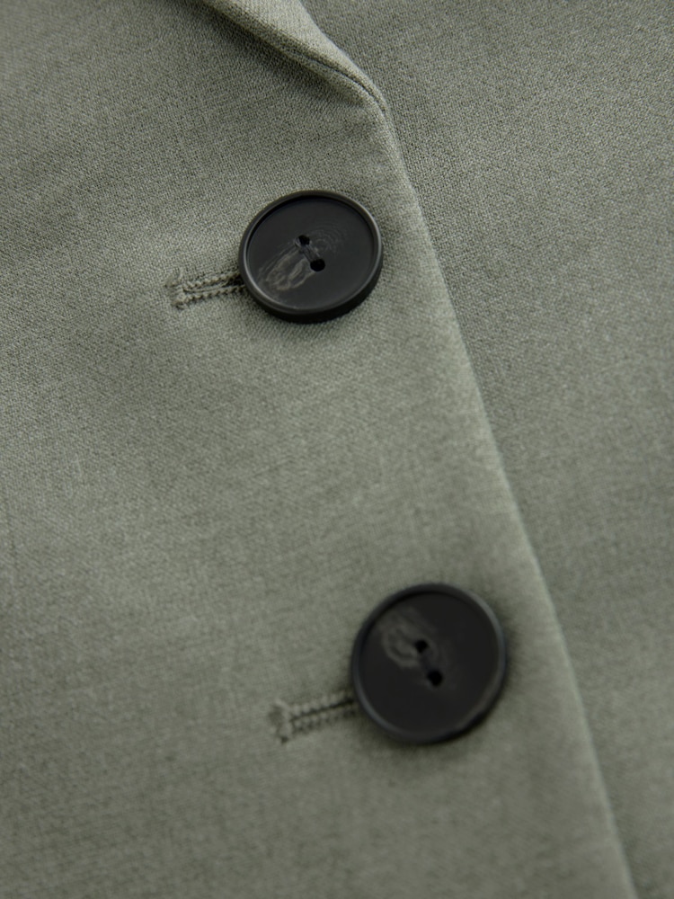 vert - Blazersimple boutonnage à taille cintrée sculptante - Image 7 of 8