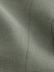 Sage Grön - Sculpting Cinch Waist Enkelknäppt Kavaj - Bild 8 av 8