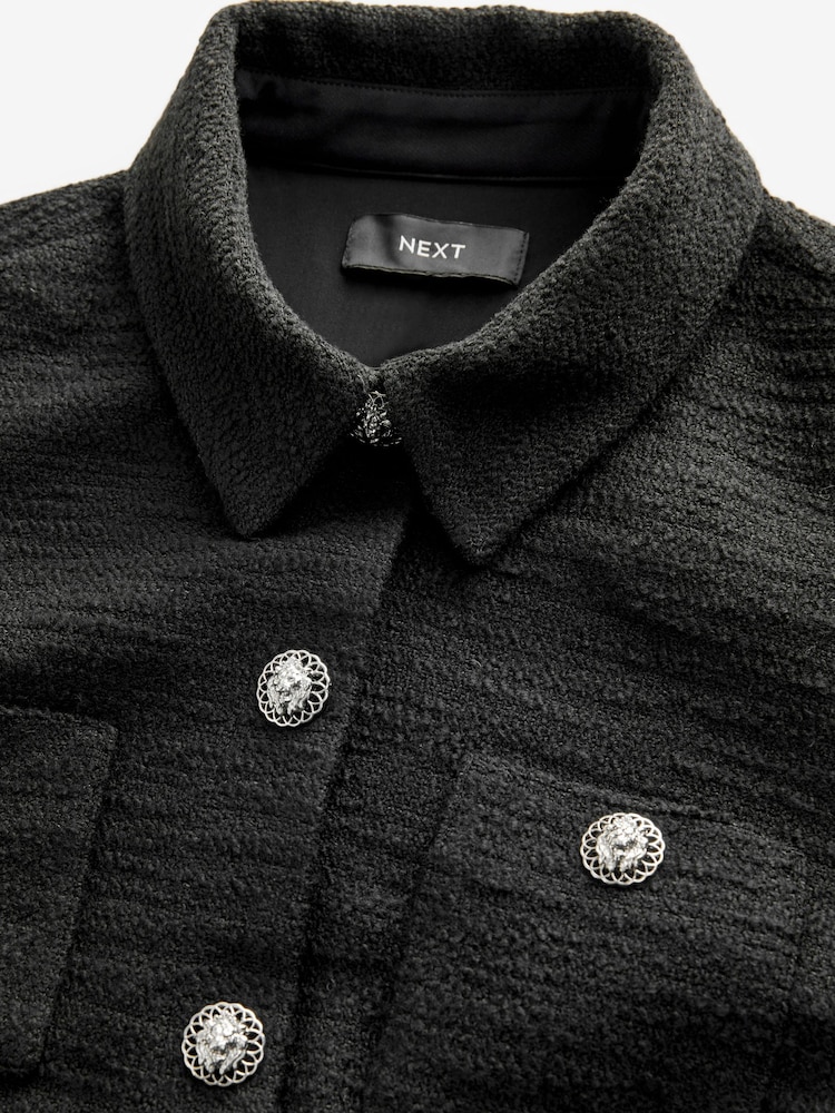 Noir - Boutonnière Boucle Shacket - Image 7 of 9