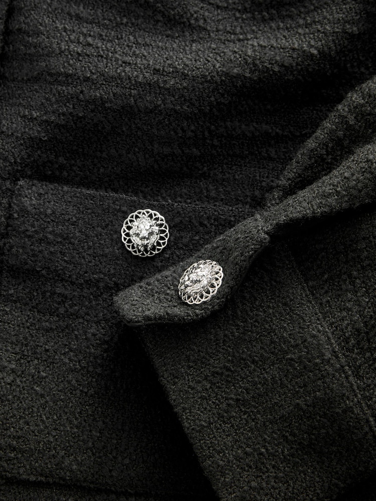 Noir - Boutonnière Boucle Shacket - Image 8 of 9