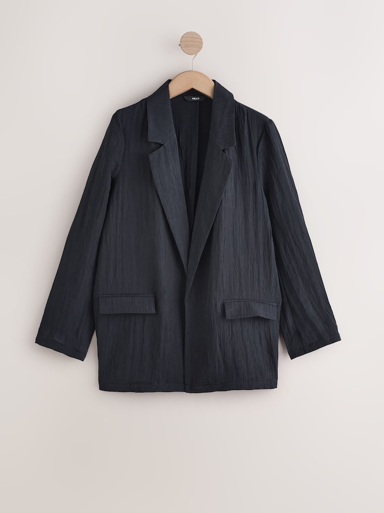 Zwart - Relaxed Textured Blazer - Image 5 of 8