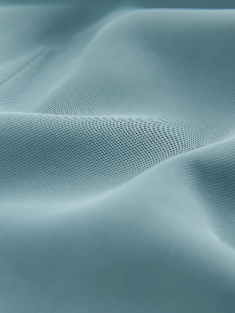 Blå - Avslappnad Ruched Sleeve Kavaj - Bild 7 av 7