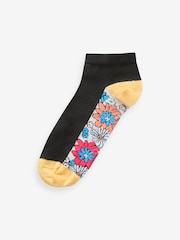 Flowers Footbed Trainers Socks 5 Pack - Image 2 of 6