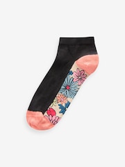 Flowers Footbed Trainers Socks 5 Pack - Image 4 of 6