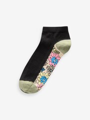 Flowers Footbed Trainers Socks 5 Pack - Image 6 of 6